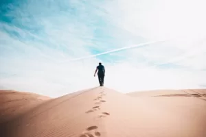 砂漠の男